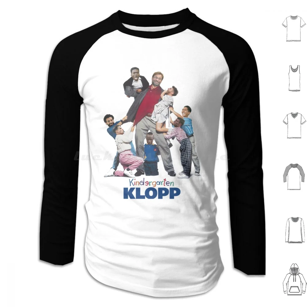 Детский сад Klopp толстовки с длинным рукавом смешной футбол Англия анфилдская