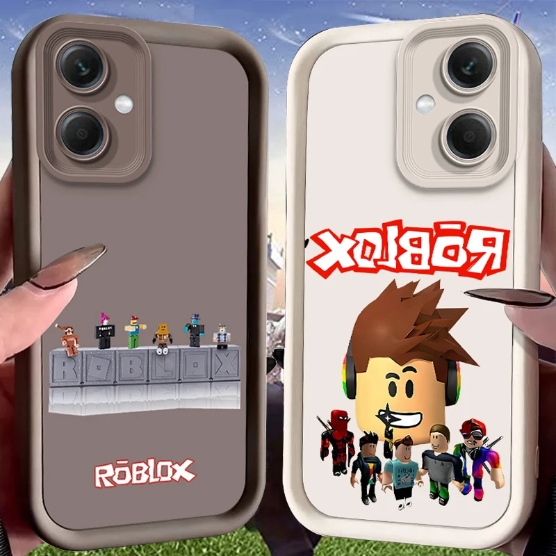 Фото Моющийся чехол с персонажами Roblox для Xiaomi Redmi Note 15 14 14S 13 5G 12S 11 10 Pro Plus 15C 14C 13C 12C 12 4G A1 №1