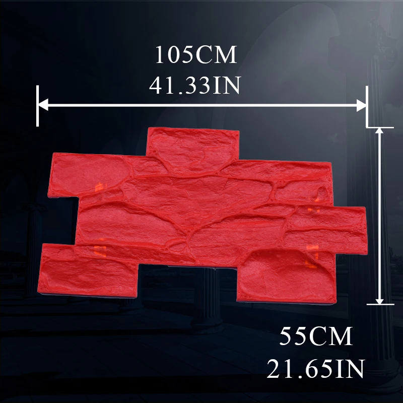 Форма для изготовления цементного пола бетонного тисненого пресс-матрица