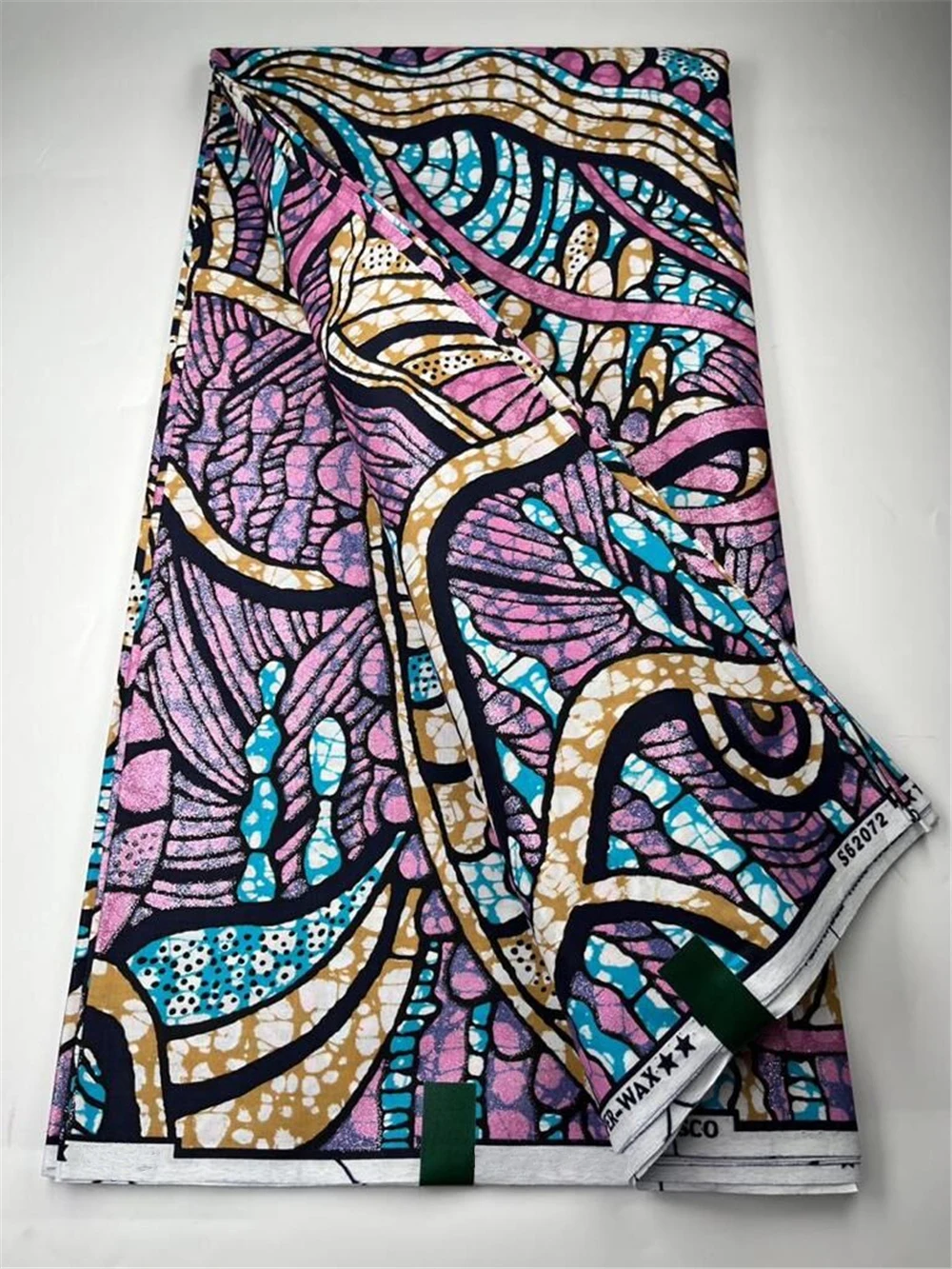 

Grand Glitter Glam African Gold Wax Fabric 100% Cotton High Quality Wax Print Ankara Fabric For Sewing 6yards Women Fabric VL-01