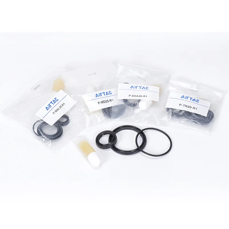 

Pneumatic SC SE SAU Cylinder Repair Kit Airtac Standard Piston Seal Ring Kits P-SC32/SC40/SC50/SC63/SC80/SC100-NR1/R1/NR2