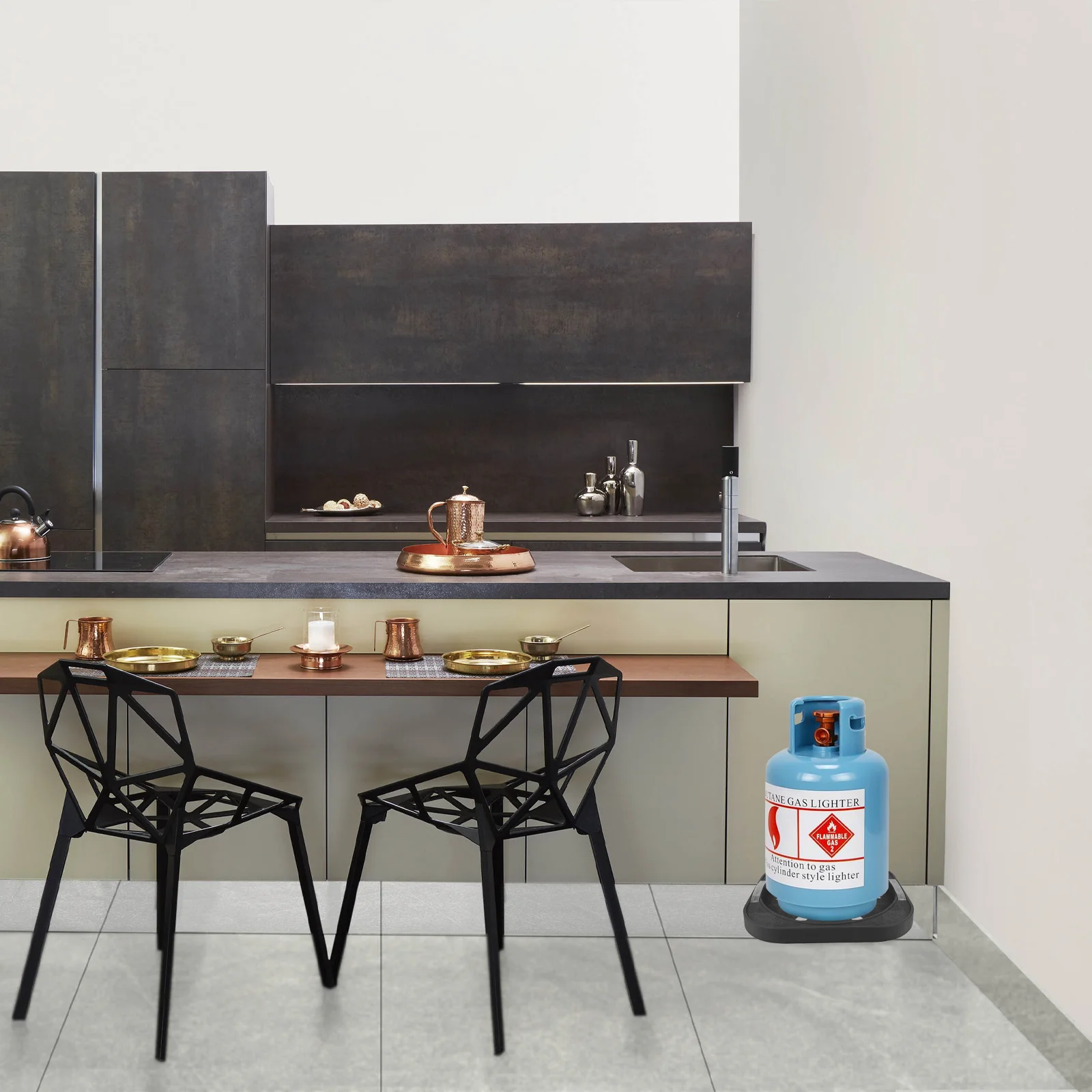 Подставка для крепления на бак с пропаном газовый кронштейн хранения