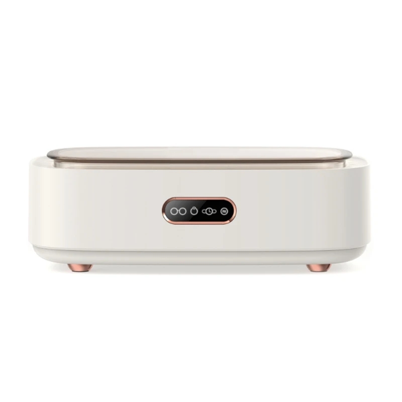 

Cleaning Machine Ultrasonic Cleaner Jewelry Glasses Makeup Brush Cleaner USB Cleaner White