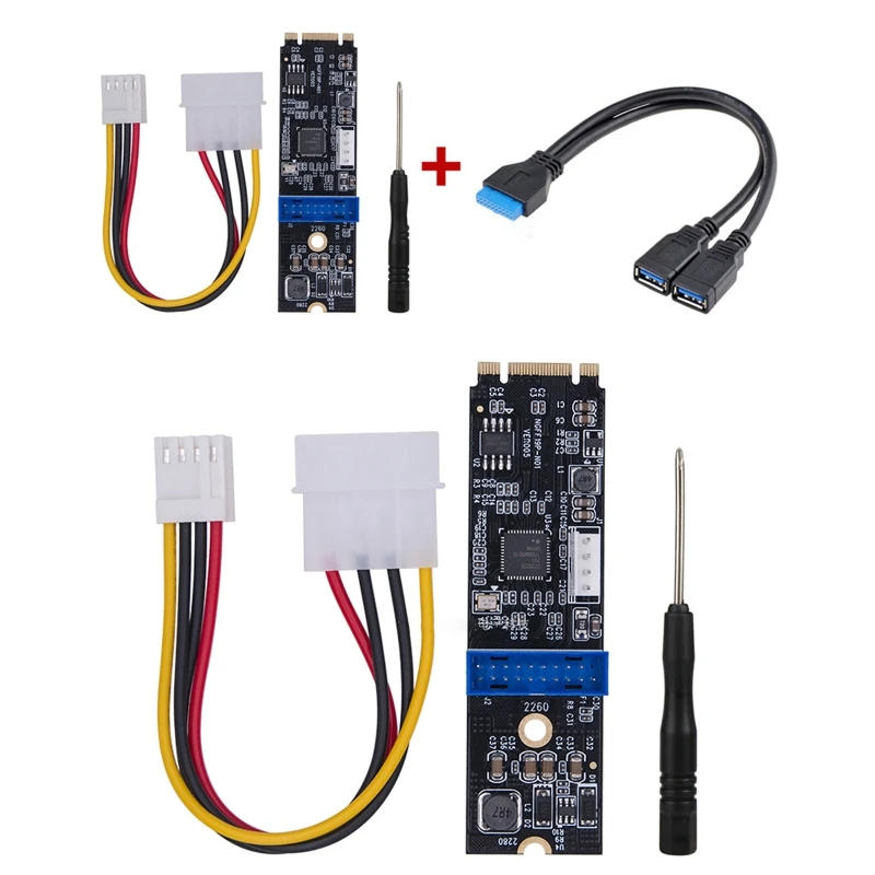 

M.2 to 19PIN PCIE Converter Adapter USB 3.0 PCI-E KEY B-M PCI-Express 2.0 Graphic Video Card Extender