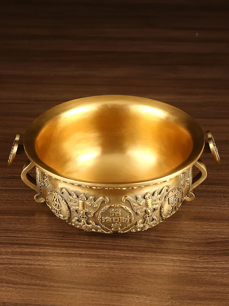 Статуэтки из чистой меди однотонное украшение коргуфона в китайском стиле для