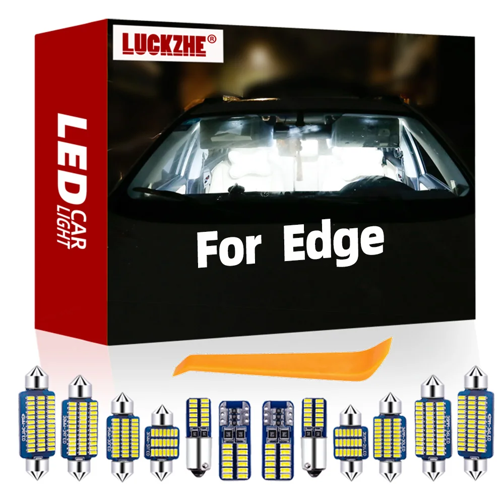 

Car Led Interior Light Kit For Ford Edge 2007 2008 2009 2010 2011 2012 2013 2014 Reading Dome Lamp Bulbs Canbus No Error