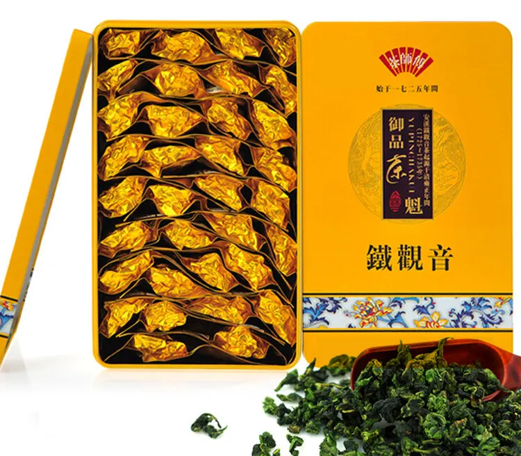 

2022 Китай AAAAA чай Oolong Tieguanyin Superior Tie Guan Yin органический зеленый чай Oolong чай для похудения 250 г 1 банка