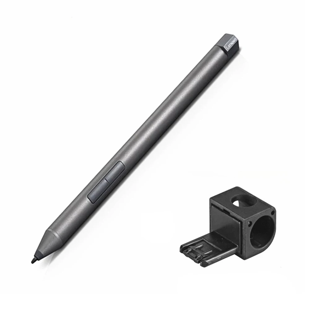

4096 Pressure Sensitive Aluminum Alloy Touch Screen Drawing Writing Pen with Holder Active Stylus Pencil for Lenovo IdeaPad Flex