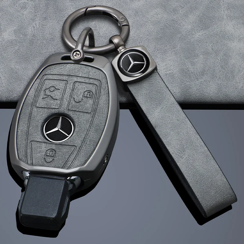 Чехол для автомобильного ключа из сплава брелок Mercedes Benz A B C E G Class C200 C300 E350 W205 E260L GLK
