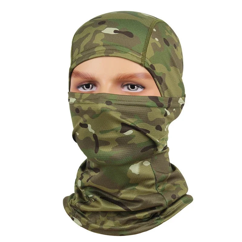 

Tactical Full Face Mask Hiking Cycling Camping Hunting Windproof and sunscreen for outdoor sports Head Cover Summer Men Women