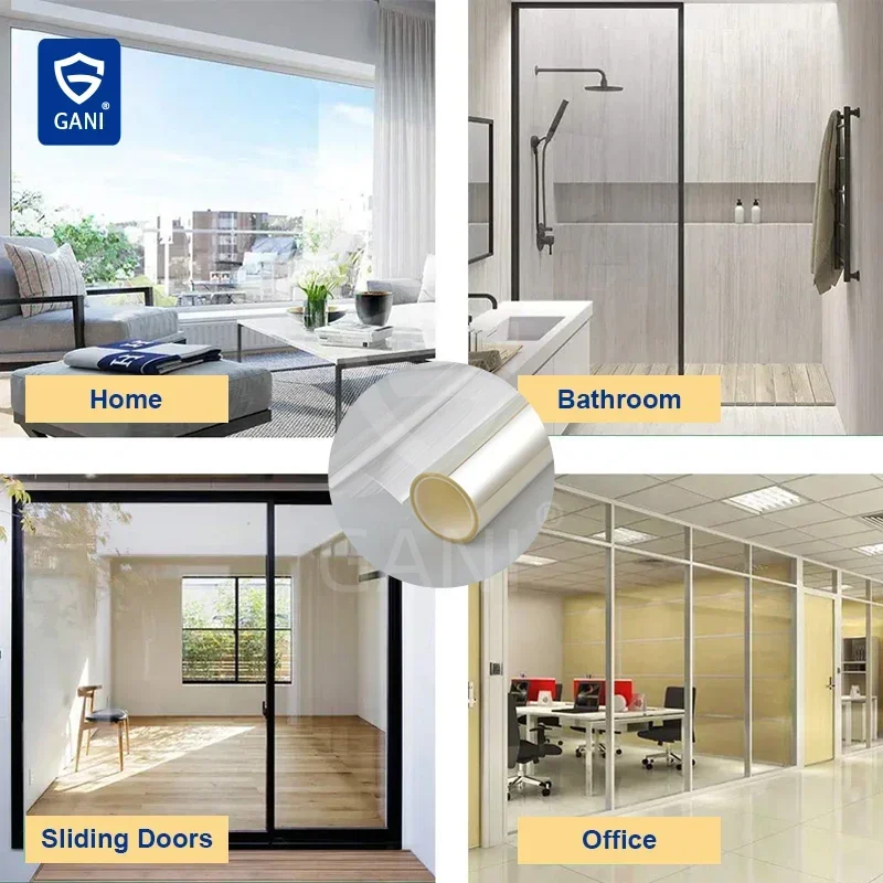 Защитная прозрачная пленка для окон водонепроницаемая оттенок стекла 2/4/8 мил