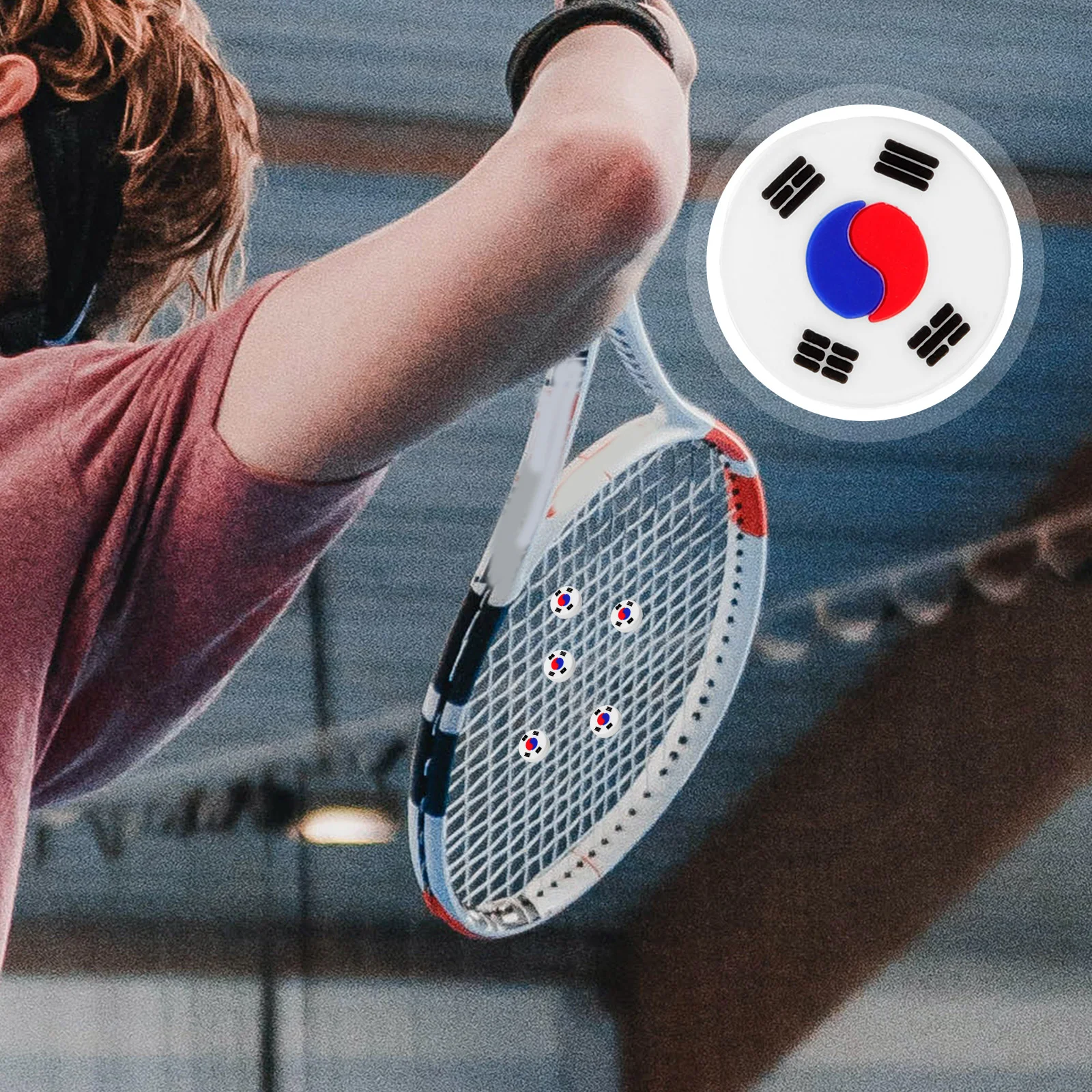 

Tennis Racket Vibration Absorbers Tennis Racket Vibration Dampener Tennis Dampers Flag element tennis racket shock absorber