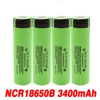 1 20 actual capacity original 18650 battery 3 7v 3400mah ncr18650b lithium rechargeable batteries 18650 cells