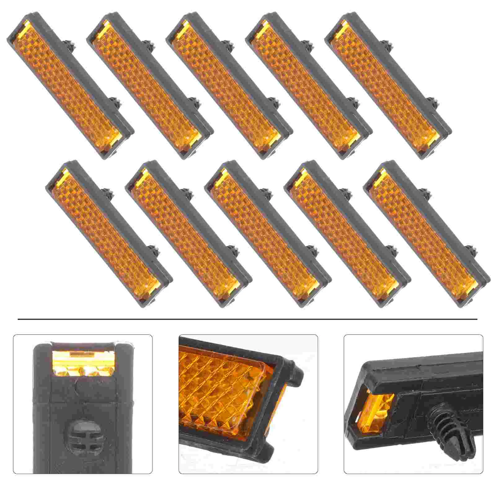 

Reflectors Pedal Bike Reflector Reflectivewarningnight Signssheet Cycle Spoke Safety Cyclingportable Accessories Tape Premium