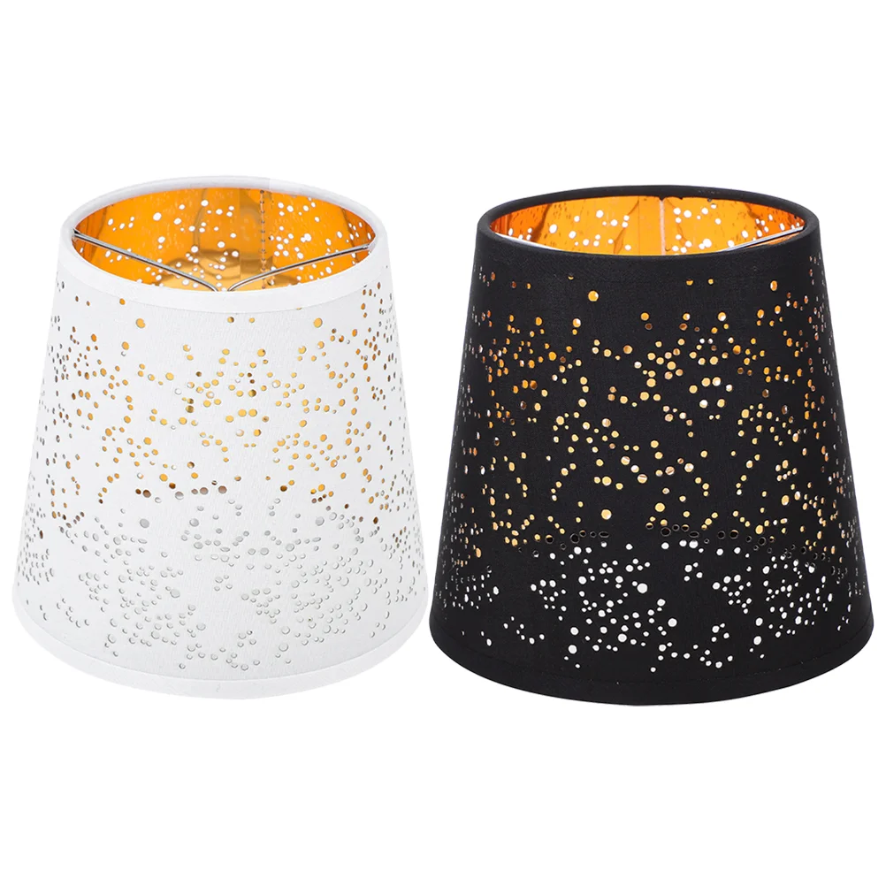 

Lamp Shade Table Shadesfor Clipblack Replacement Floor Light Pendant Plug Ceiling Lampsbedside Hollow Lampshades Cover Lampshade