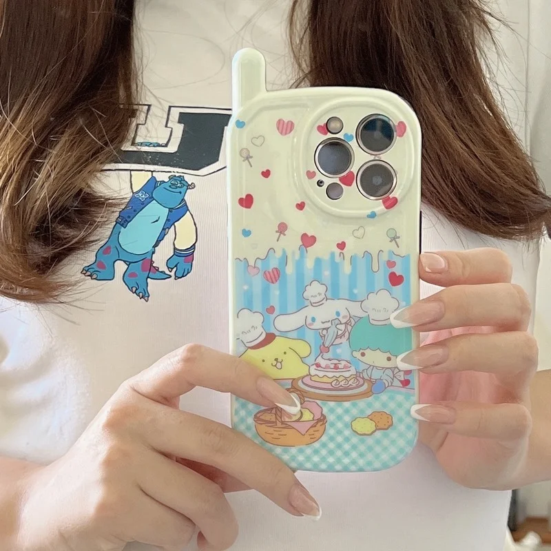 

Cartoon Animals Cake Phone Case Cover for IPhone 11 12 13 Pro X XR XS Max Shockproof Case for IPhone 13 Cases