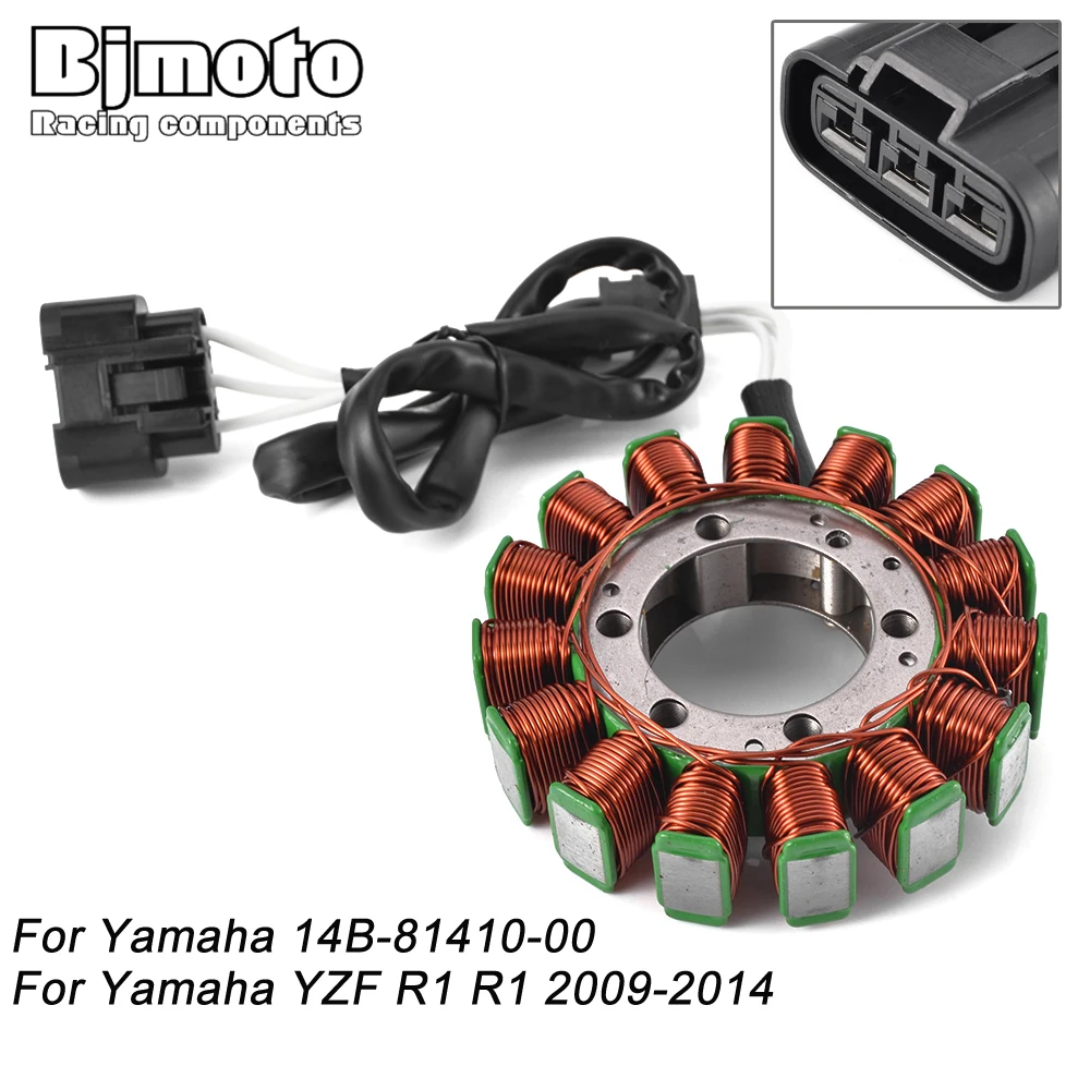 

Motorcycle Ignition Magneto Stator Coil For Yamaha YZF R1 R1 2009-2014 14B-81410-00