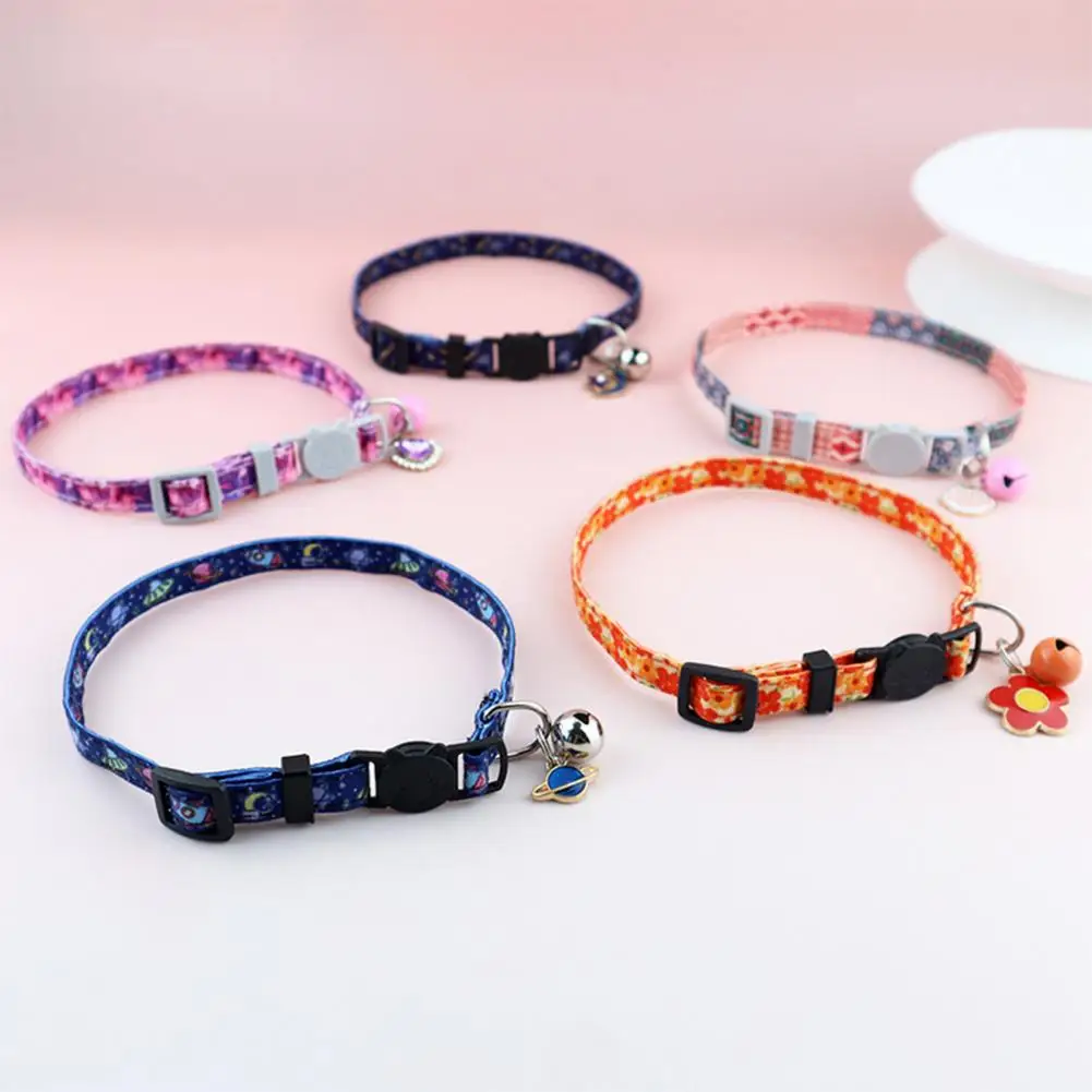 

Good Pet Necklace Easy-wearing Multiple Styles Cat Collar Anti-suffocation Pet Dog Necklace Cat Collar Pet Collar