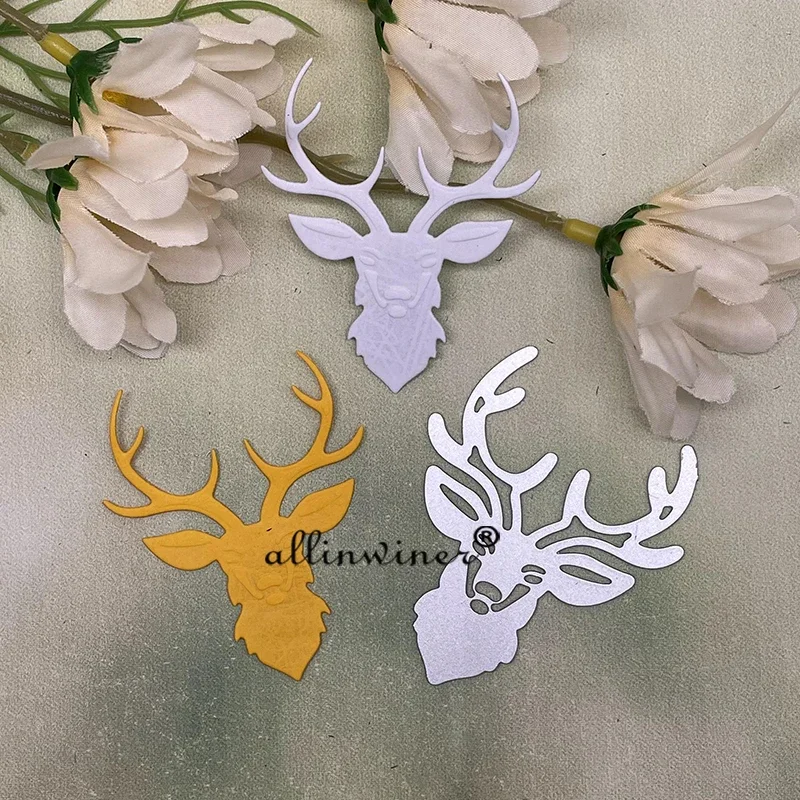 Металлические трафареты &quotБородатая голова оленя&quot