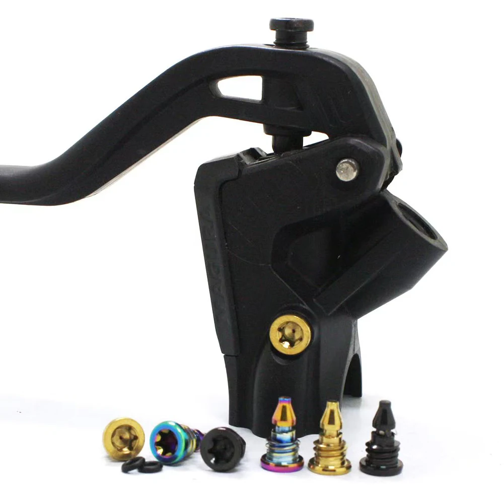 2 шт. винты для прокачки велосипеда с уплотнительным кольцом болты из титанового