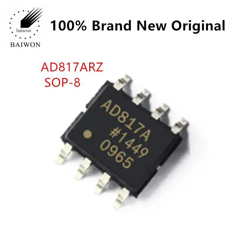 

AD817ARZ-REEL7 AD817AR Silk Screen AD817A Operational Amplifier SOP-8 Brand New Original