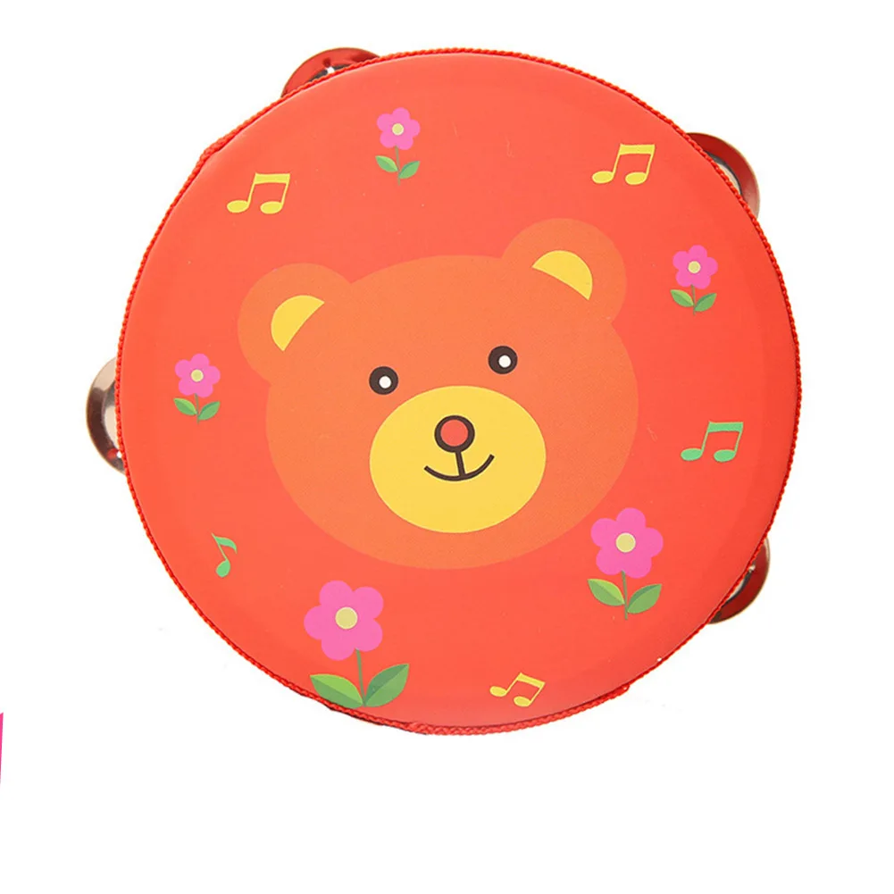 

Newest Reliable Useful Hot Sale Durable Tools Tambourine Hand Drum Polyester Portable Wood 6 Inch 6inch Baby Gifts