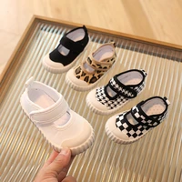 pumps girls cloth shoes spring and autumn kindergarten cloth shoes canvas shoes childrens princess shoes solid bottom soft