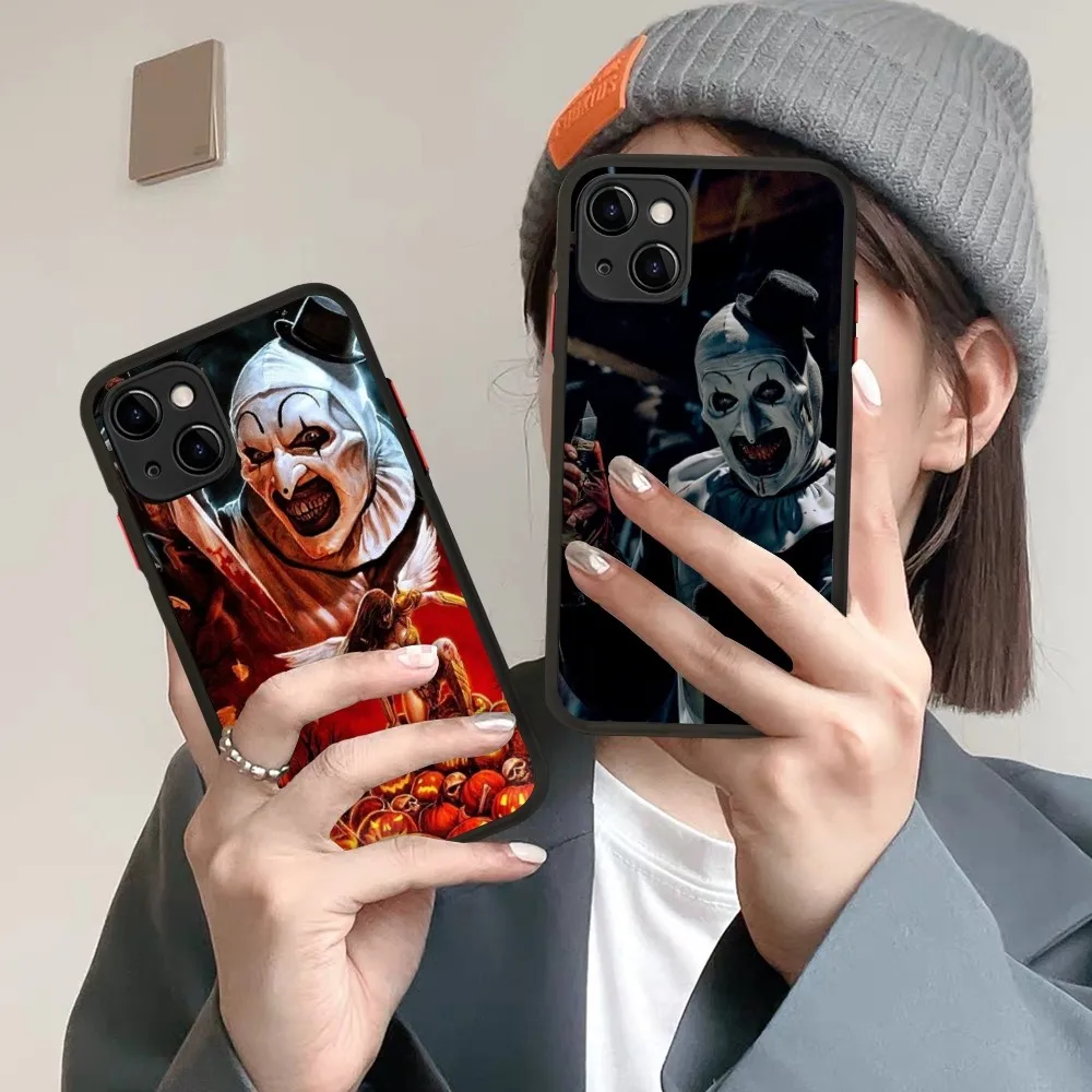 Terrifier One Case Horror Movie Terrifier Phone Case For IPhone 14 11 12 13 Mini Pro Max 8 ...