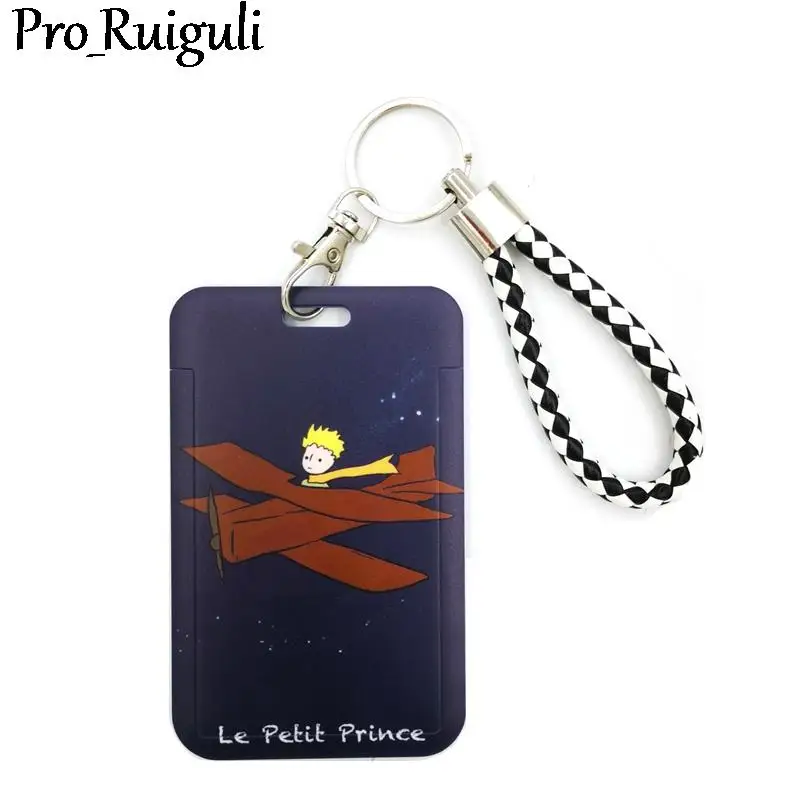 

Little prince navy blue Anime Lanyard Badge Holder ID Card Lanyards Mobile Phone Rope Key Lanyard Neck Straps Keychain Key Ring