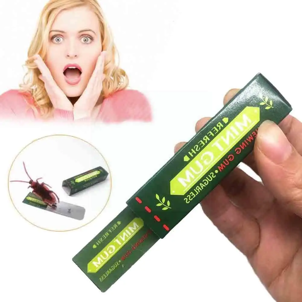 

2022 April Fool's Day Prank Trick Toy Surprised Cockroaches Gum Chewing Gum Pull Spoof Toys Gags Jokes Funny Toys For I3z9