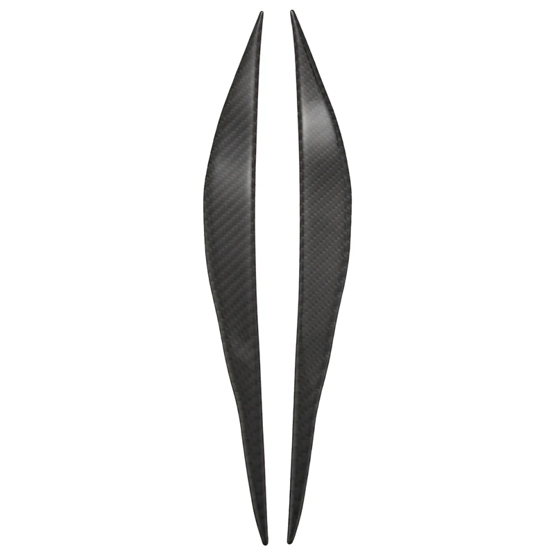 

Отделка для глаз фар из углеродного волокна, налобный фонарь, Накладка для бровей, украшение, стикер для стайлинга для Bmw 3 серии F30 320I 325I 316I