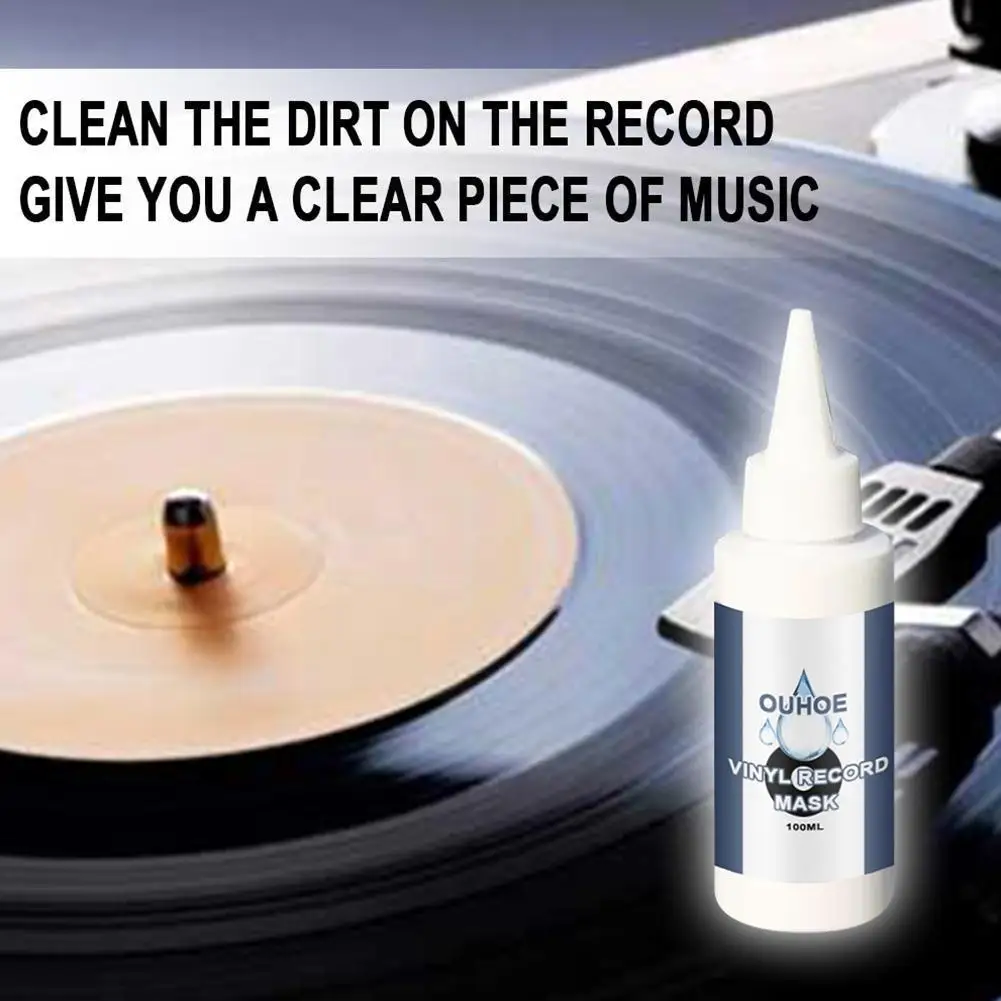 

1pc 30/100ml Ouhoe Vinyl Record Cleaner Player Record Dust Turntable Cleaning Remover Anti-static Agent Cleaner Accessory V6r9