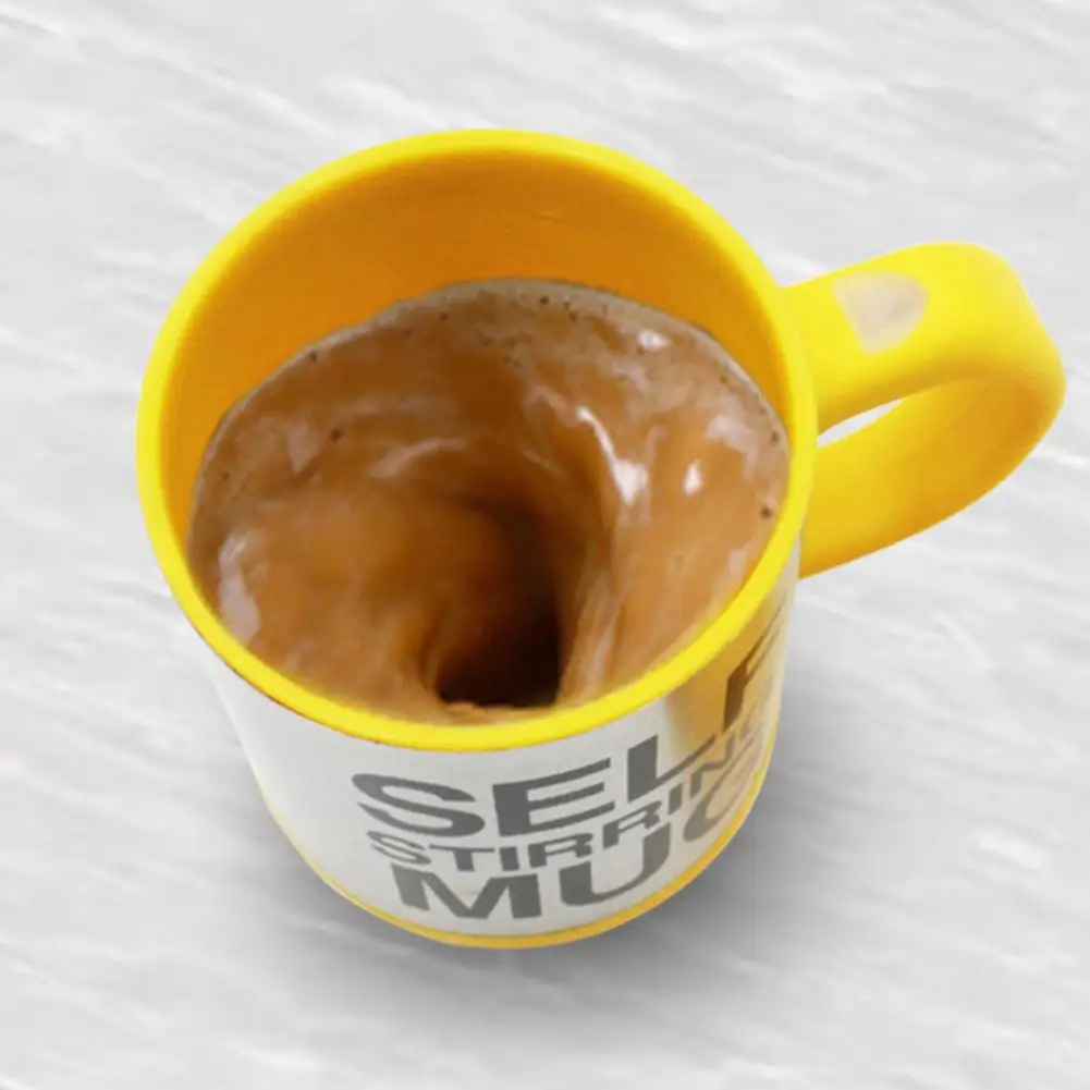 

400ml Coffee Spinning Mug Leak Proof Automatic Heat Resistant Easy to Use Coffee Spinning Mug Coffee Mug for Gifts