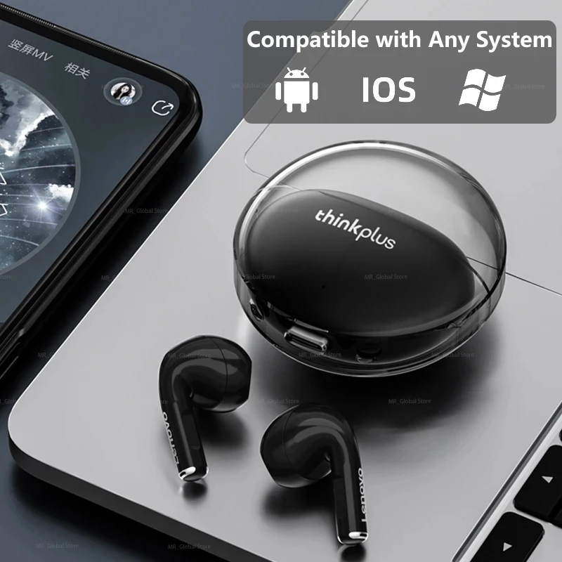 TWS-наушники Lenovo LP80 Pro с поддержкой Bluetooth 5 3 и двойным шумоподавлением