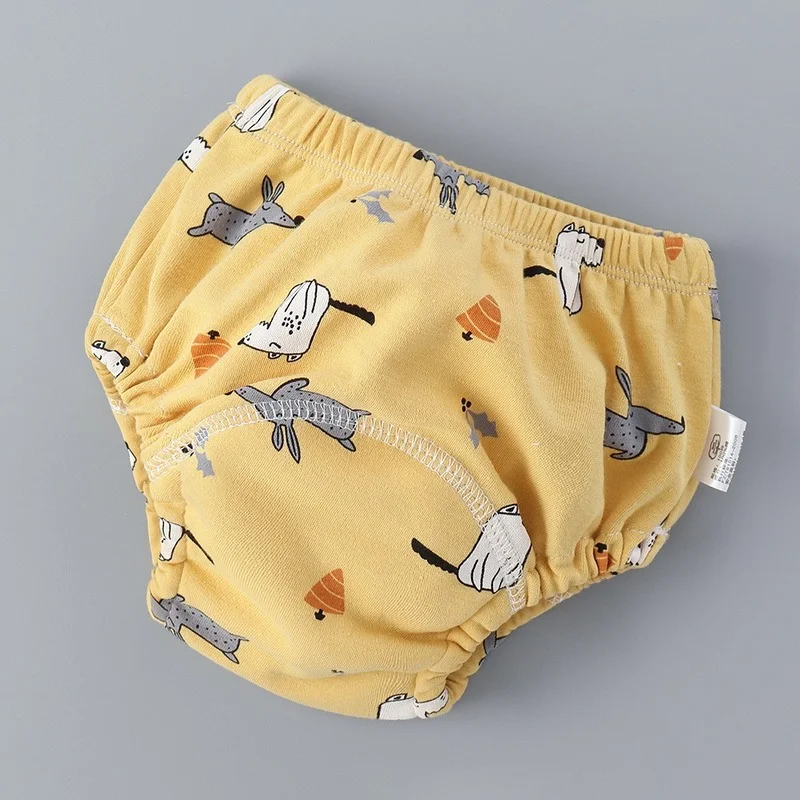 

Baby Training Waterproof Diaper Pants Washable Six Layer Gauze Kids Cloth Diaper Breathable Reusable Washable Cotton Diapers