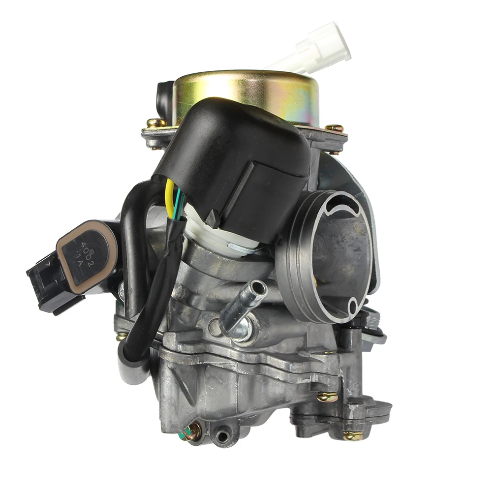 Фото Карбюратор для мотоцикла Carb, электрический дроссель для Yamaha Cygnus-X Rs100 Gtr Rsz Bws Gp Srv150 Gy6 100 110 125 cc, Скутер Atv №4