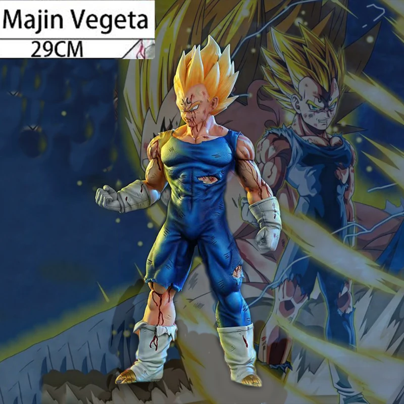 

30cm Anime Dragon Ball Z Vegeta Figure Majin Vegeta Action Figures PVC Statue Collectible Model Toys for Children Gifts