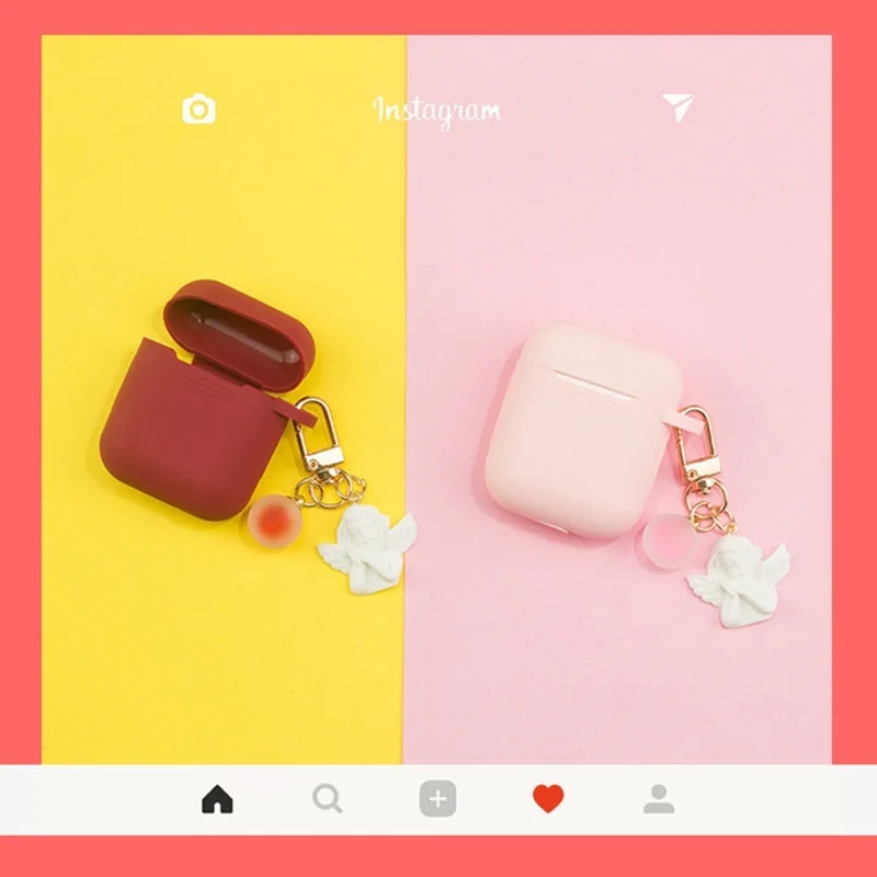 

Мягкий силиконовый чехол для наушников Apple Airpods 1 2 Pro 3