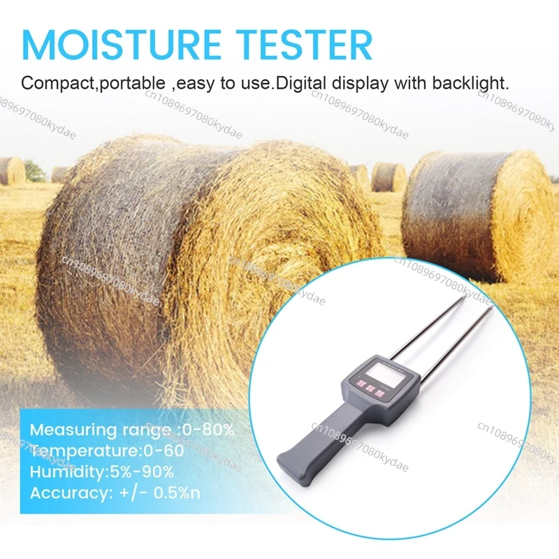 Tk100h портативный измеритель влажности сена для хлопковой соломы кормовая трава