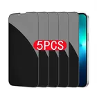1-5 шт. Защитные пленки для экрана для IPhone 12 13 Pro Max Mini 7 8 Plus, антишпионское Защитное стекло для IPhone 11 Pro MAX XS XR X