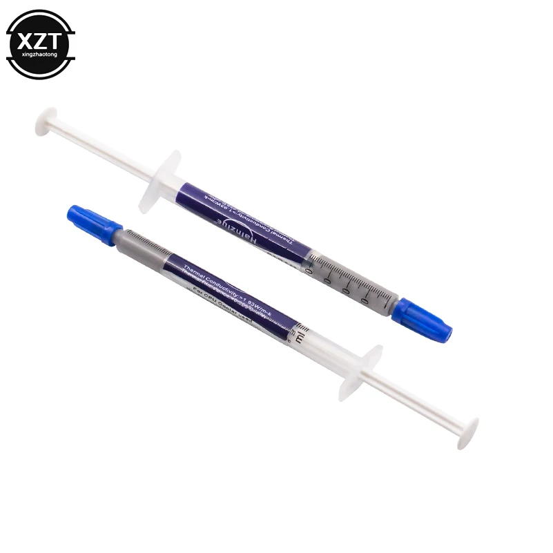 Горячая распродажа 10 шт./лот 1 г серая Серебристая термопаста силиконовая