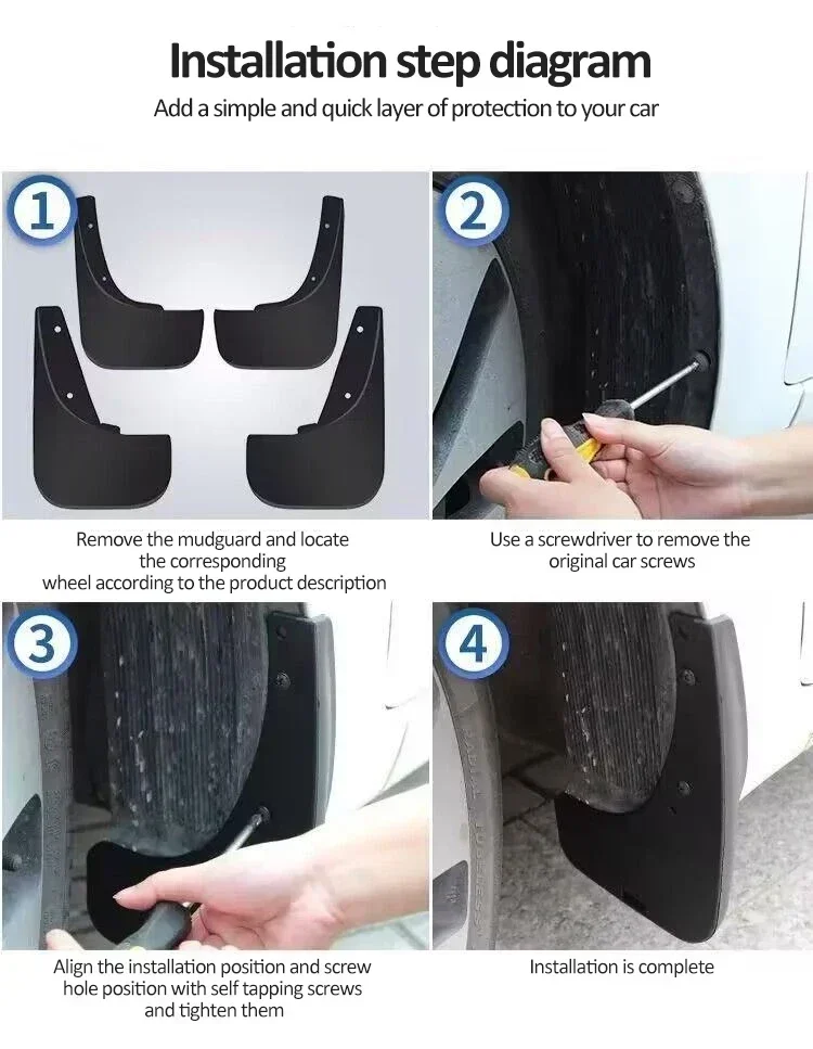 Автомобильные брызговики для Honda Pilot 2024 Аксессуары YG1 2025 2023 Брызговики Передние