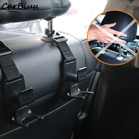 2pcs universal car seat back hook adjustable auto fastener clip grocery bag hanger holder car headrest hanger auto parts storage
