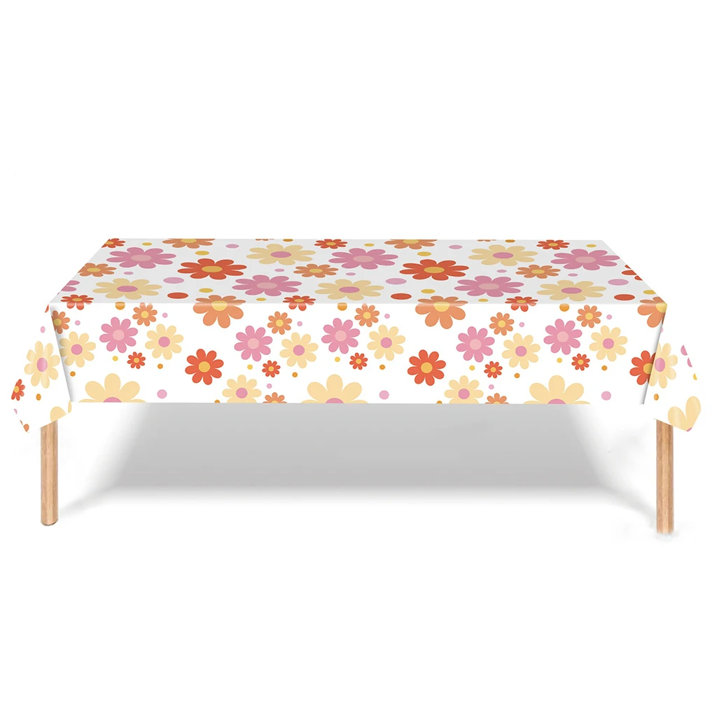 

Одноразовые бумажные тарелки, салфетки и стаканы с ромашкой от Gooparty