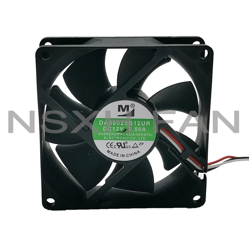 

Original Brand New YM Yimeng 8025 8cm DA08025B12UR 12V 0.50a Three Wire Cooling Fan