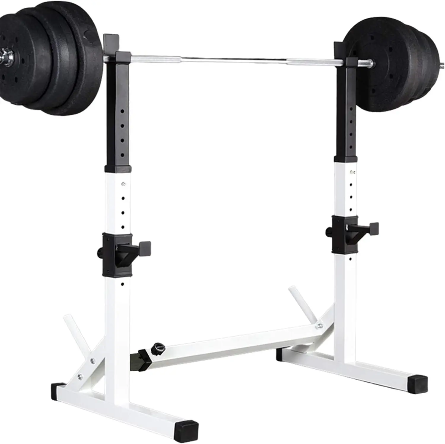 

Barbell Rack Stand - Multifunctional Adjustable Squat Rack, Heavy-Duty Dumbbell Rack，Strength Training Dip Station, Home Gym E
