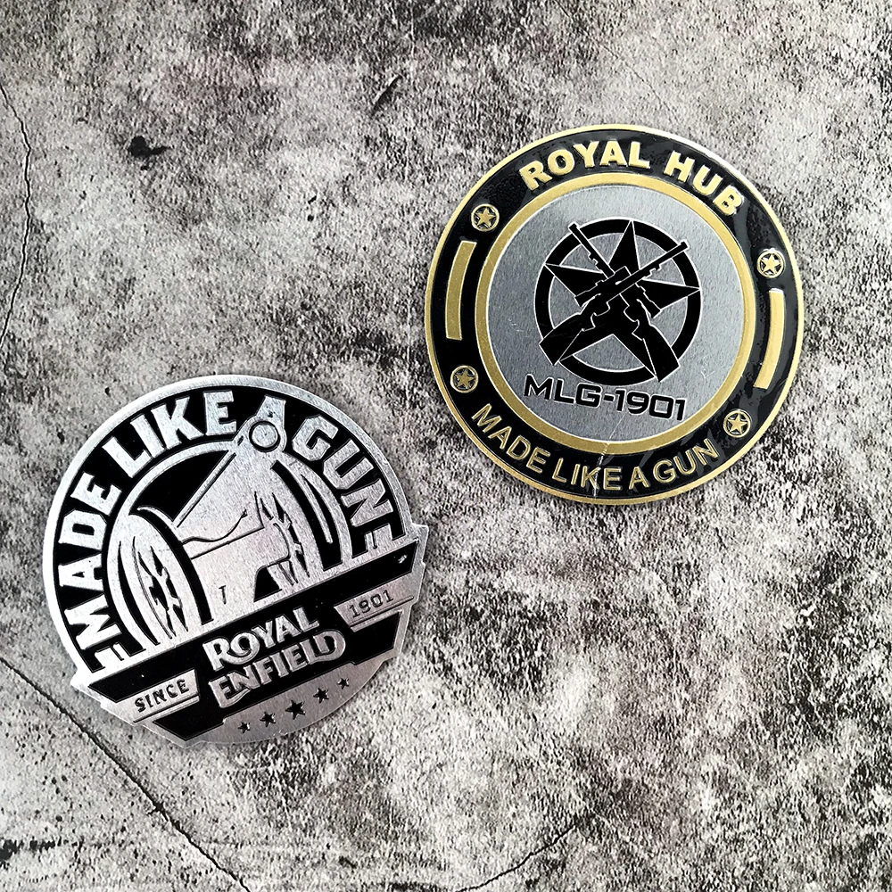 Значок эмблемы мотоцикла Royal Enfield алюминиевые стандартные Высококачественные