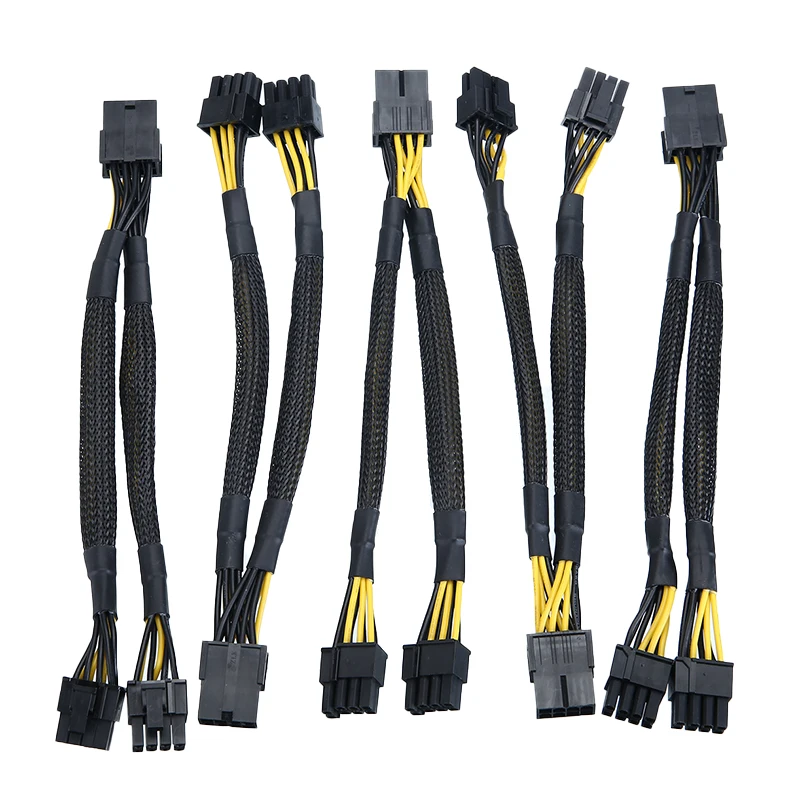 

5 шт., кабель питания PCI Express, 20 см