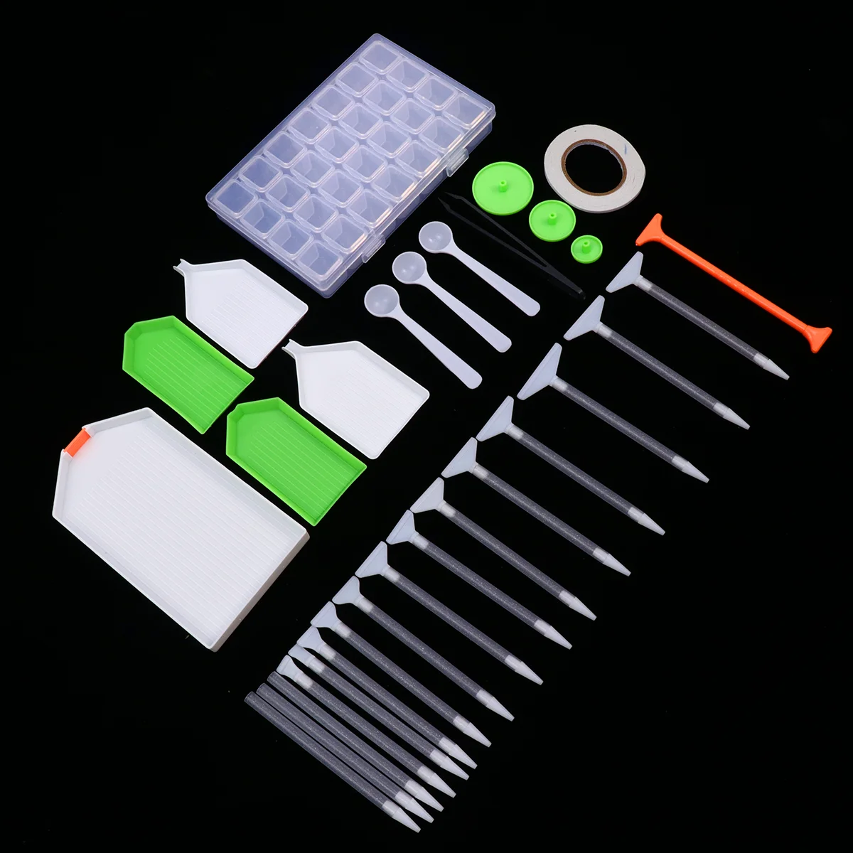 

Tool Embroidery Box Tools Diy Painting Storage Kit Crossbead Trays Sorting Sets 5D Clay Glue Accessoriespens Rhinestone Mosaic