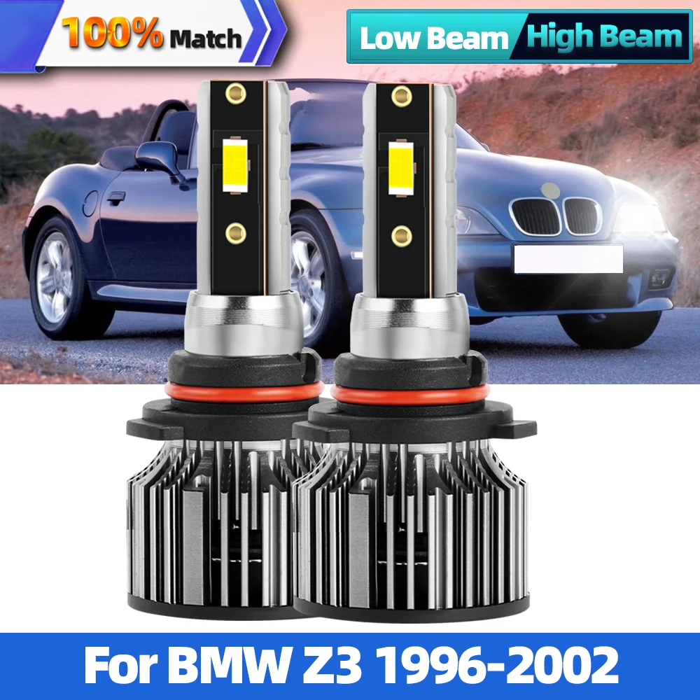 

Car Headlight Bulbs LED 20000LM CANBUS Lamps HB3 HB4 9005 9006 6000K 12V Car Light 120W Auto Headlamps For BMW Z3 1996-2002